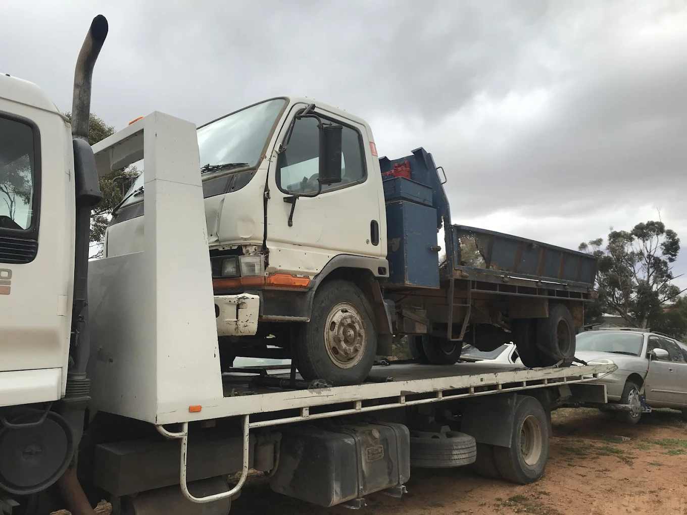 cash paid and truck removed cash paid for trucks from Adelaide city centre